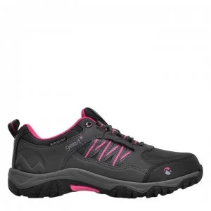 Gelert Horizon Low Waterproof Walking Shoes - Charcoal/Pink