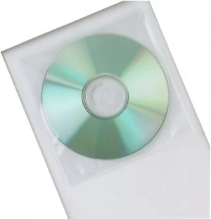 Q Connect KF02207 Clear PP CD Envelopes - 50 Pack