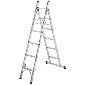 Convertible Household Ladder 3 Way 5 Tread