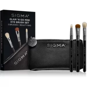 Sigma Beauty Glam N Go brush set with pouch