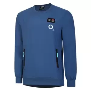 Umbro England Rugby Sweatshirt Adults - Blue