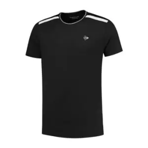 Dunlop Club Crew T Shirt Mens - Black