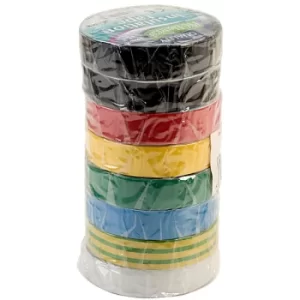 Ultratape Assorted PVC Electrical Insulating Tapes 19mm x 33m Pack...