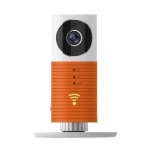 Aquarius 720P Wireless WiFi Security Surveillance Camera With 120° Wide Angle Lens - Orange