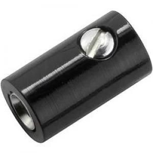 Mini jack socket Socket straight Pin diameter 2.6mm Black