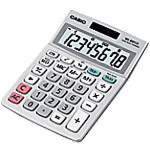 Casio Desktop Calculator MS-88ECO 8 Digit Display Grey
