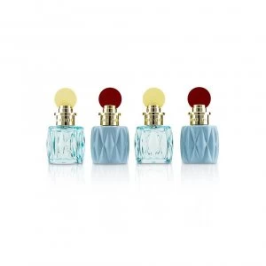 Miu Miu Gift Set 2 x 7.5ml Eau de Parfum + 2 x 7.5ml LEau Bleue Eau De Parfum