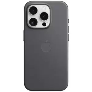 Apple iPhone 15 Pro FineWoven Black Phone Case With MagSafe