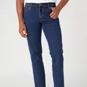 Wrangler Mens Texas Original Regular Straight Leg Jeans - Dark Stone - W34/L30