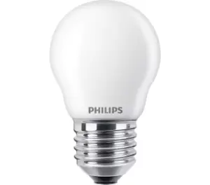 Philips Classic 6.5W ES/E27 Golf Ball Very Warm White - 64934W