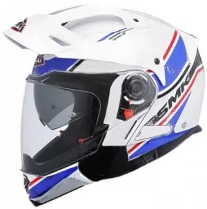 SMK Hybrid Evo Tide Modular Helmet, white-blue, Size 2XL, white-blue, Size 2XL