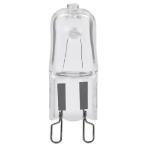 Crompton Lamps Halogen G9 Capsule 18W Dimmable (10 Pack) Warm White Clear Energy Saver