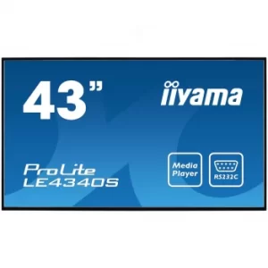 iiyama 43" ProLite LE4340SB1 Full HD Large Format Commercial Display