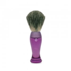 eShave Finest Badger Hair Shaving Brush Long Handle - Purple