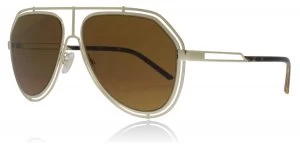 Dolce & Gabbana DG2176 Sunglasses Pale Gold 488/73 59mm