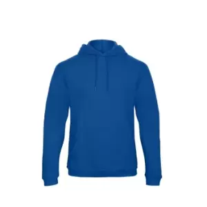 B&C Adults Unisex ID. 203 50/50 Hooded Sweatshirt (S) (Royal)