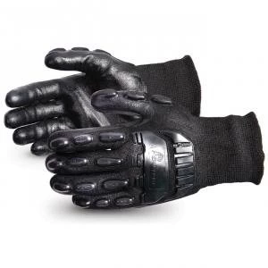 Superior Glove Emerald Cx Impact Resist NylonSteel Black 2XL Ref