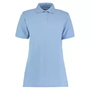 Kustom Kit Ladies Klassic Superwash Short Sleeve Polo Shirt (12) (Light Blue)