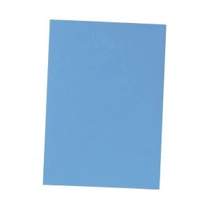 5 Star Office A4 Binding Covers 240gsm Leathergrain Blue Pack of 100