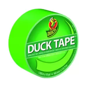 Ducktape Coloured Tape 48mmx13.7m Neon Green (Pack of 6) 1265018