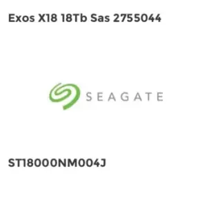 Exos X18 18Tb Sas 2755044