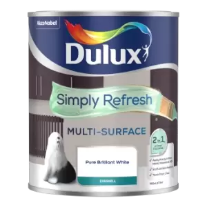 Dulux Simply Refresh Multi Surface Natural Calico Eggshell Paint 750ml