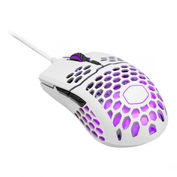 Cooler Master MM711 USB RGB LED Matte White Gaming Mouse