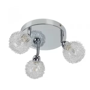 Alambre 3 Way Adjustable Ceiling Light in Chrome