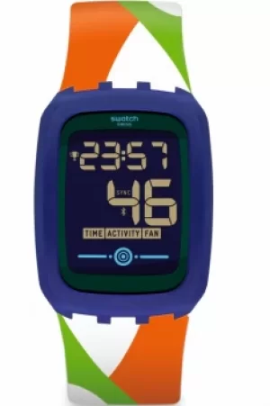 Mens Swatch Veraozero2 Bluetooth Alarm Watch SVQN101