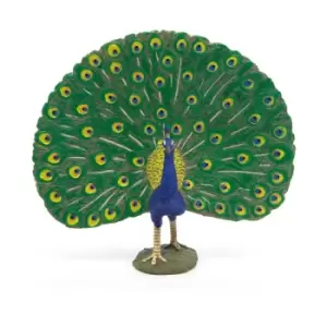 Papo Farmyard Friends Peacock Toy Figure, 3 Years or Above,...
