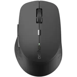 Rapoo Dark Grey M300 Silent Wireless Mouse, Bluetooth and Wireless