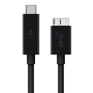 Belkin USB 3.1 Type C Micro B 1M Black