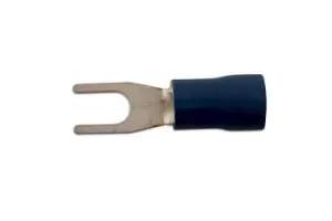 Blue Fork Terminal 3.7mm Pk 100 Connect 30190