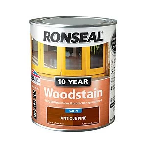 Ronseal 10 Year Woodstain - Antique Pine 750ml