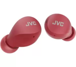 JVC HA A6T Wireless Bluetooth Earbuds - Red, Red