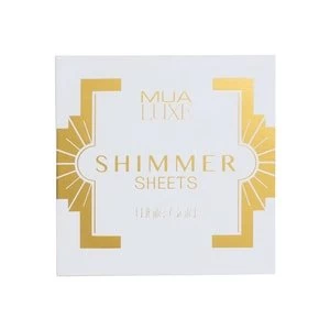 MUA Luxe Shimmer Sheet White Gold Gold