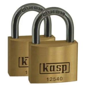 Kasp K12540D2 Padlock 40 mm keyed-alike Gold yellow Key