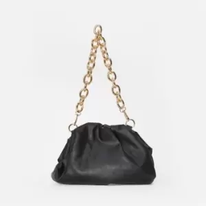 Missguided Chain Detail Pouch Bag - Black