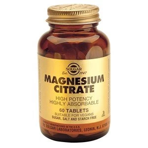 Solgar Magnesium Citrate Tablets 120 tablets