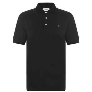 Farah Blanes Short Sleeve Polo Shirt - Black 010