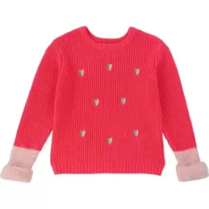 Billieblush Girls Pink knitted pullover - Pink
