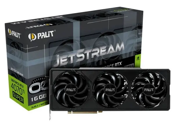 PALIT GeForce RTX 4070 Ti SUPER 16GB JetStream OC Graphics Card