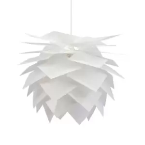 Pineapple Medium Pendant Ceiling Light White 45cm