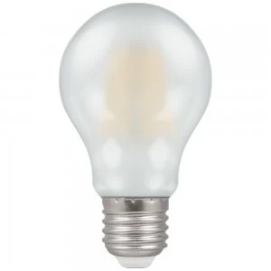 Crompton LED GLS ES E27 Filament Pearl 7.5W Dimmable - Warm White