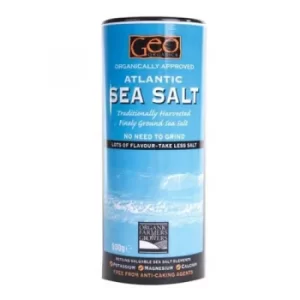 Geo Organics Atlantic Ground Sea Salt 500g x 6 (Case of 1)