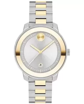 Movado Bold Verso Silver Dial Two-Tone Steel Womens Watch 3600749 3600749