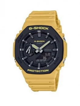 Casio Casio G Shock Navy Neo Display Dial Gold Tone Bracelet Watch