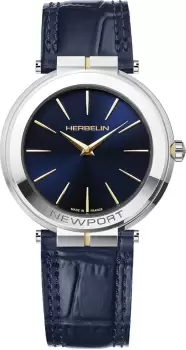 Herbelin Watch Newport Slim Mens - Blue