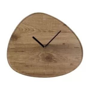 Olivia's Jalo Natural Wood Veneer Tear Wall Clock