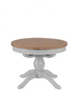 K-Interiors Harrow Round Ext. Dining Table & 4 Chairs